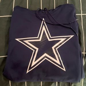 large dallas cowboys football nike hoodie